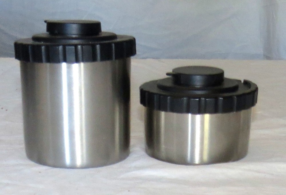 Film Developing Cans - One Large, One Small