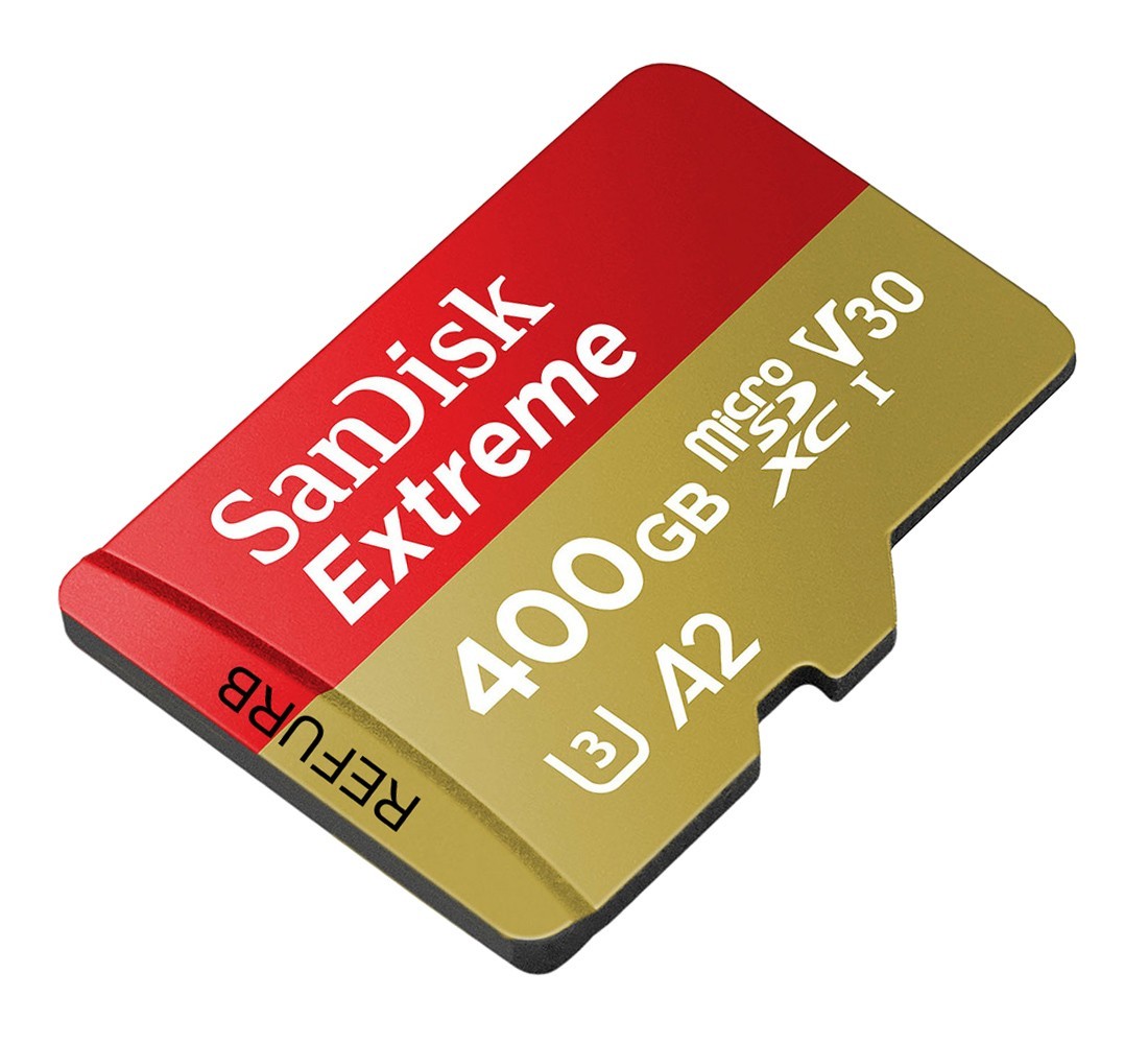 SanDisk Micro 400GB Extreme UHS-I microSDXC Memory Card with SD Adapter