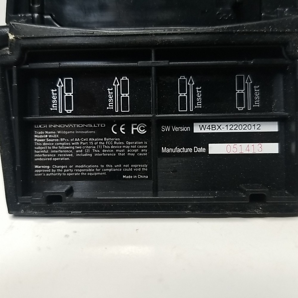 Wildgame Innovations Infrared Camera Model W4BX