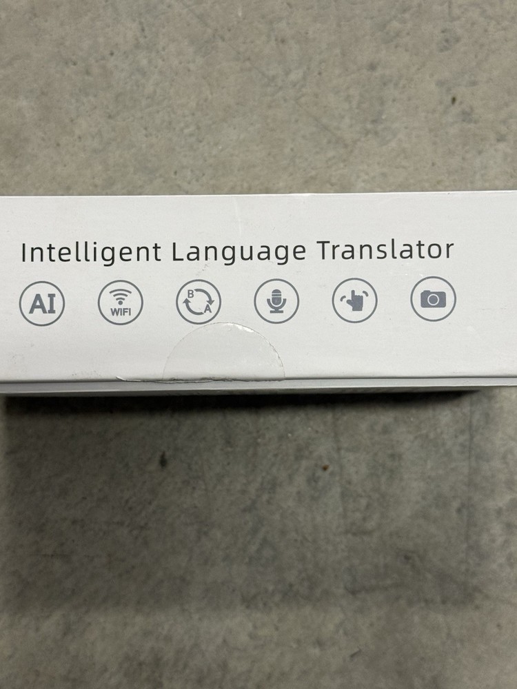 Smart Handheld Translator Device Bluetooth WiFi Voice Touch Screen Camera