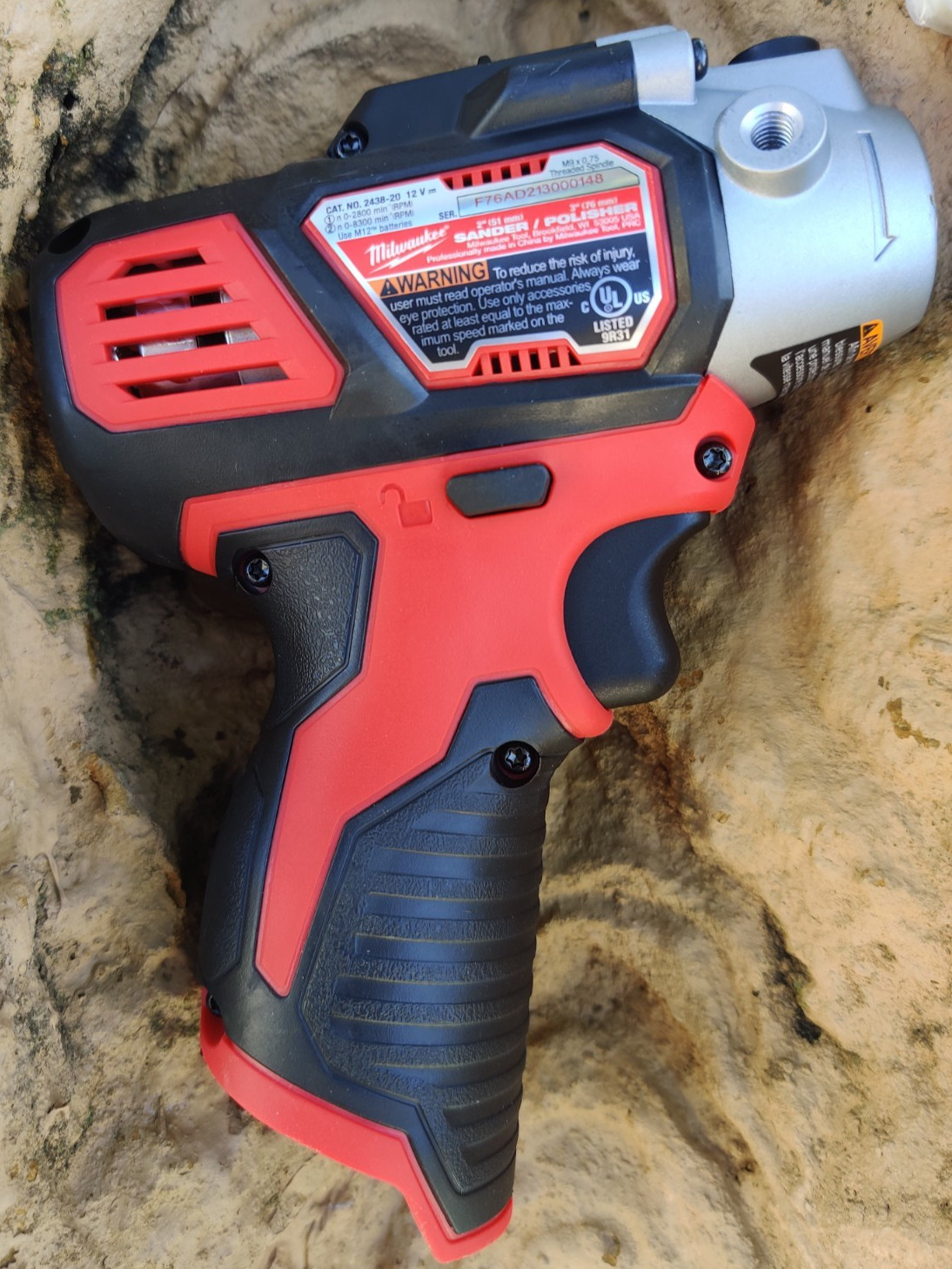 Milwaukee 2438-20 M12 12V Variable Speed Polisher/Sander Bare Tool SEALED NEW ✅