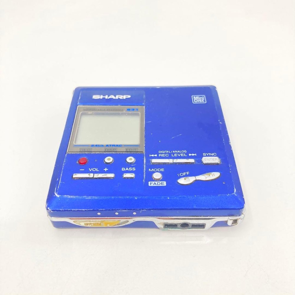 SHARP MD-MT831 MiniDisc Recorder playback confirmed recording Collector