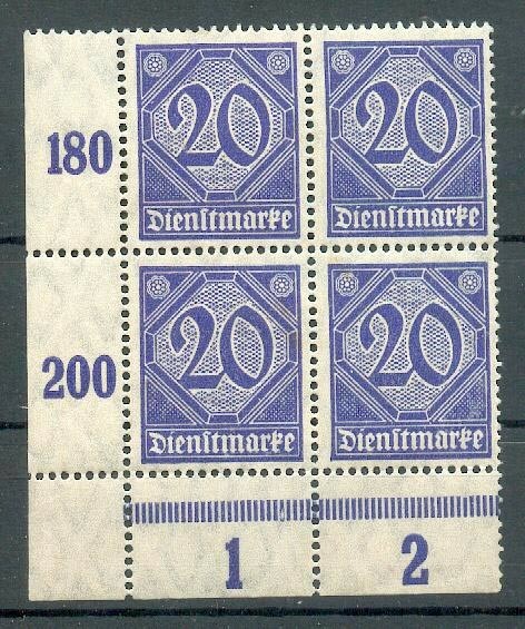 DR-Service 26 dgz Corner Edge VB** MNH Post Fresh (Z0725)