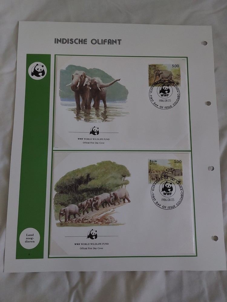 1986 WWF Sri Lanka Stamps