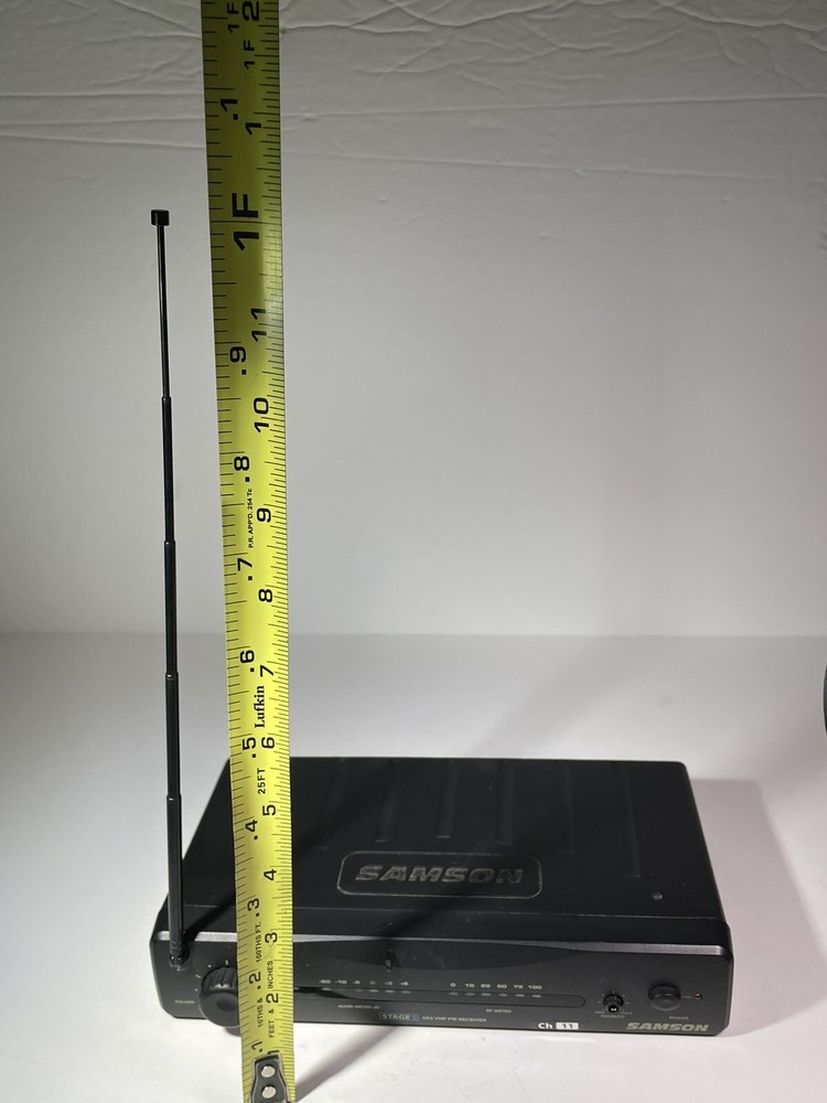 Samson VHF FM Receiver ONLY Stage 5 Model SR5 no cords