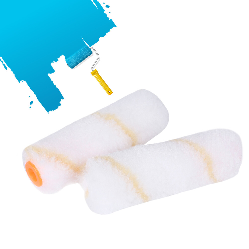 180Pieces Paint Roller Covers 1/2 x 4" Microfiber Roller Paint Brush Roller Naps