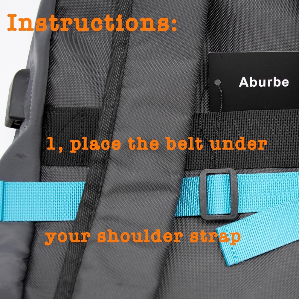 Backpack Chest Strap, Universal Add on Adjustable Sternum Strap, School Chest Be