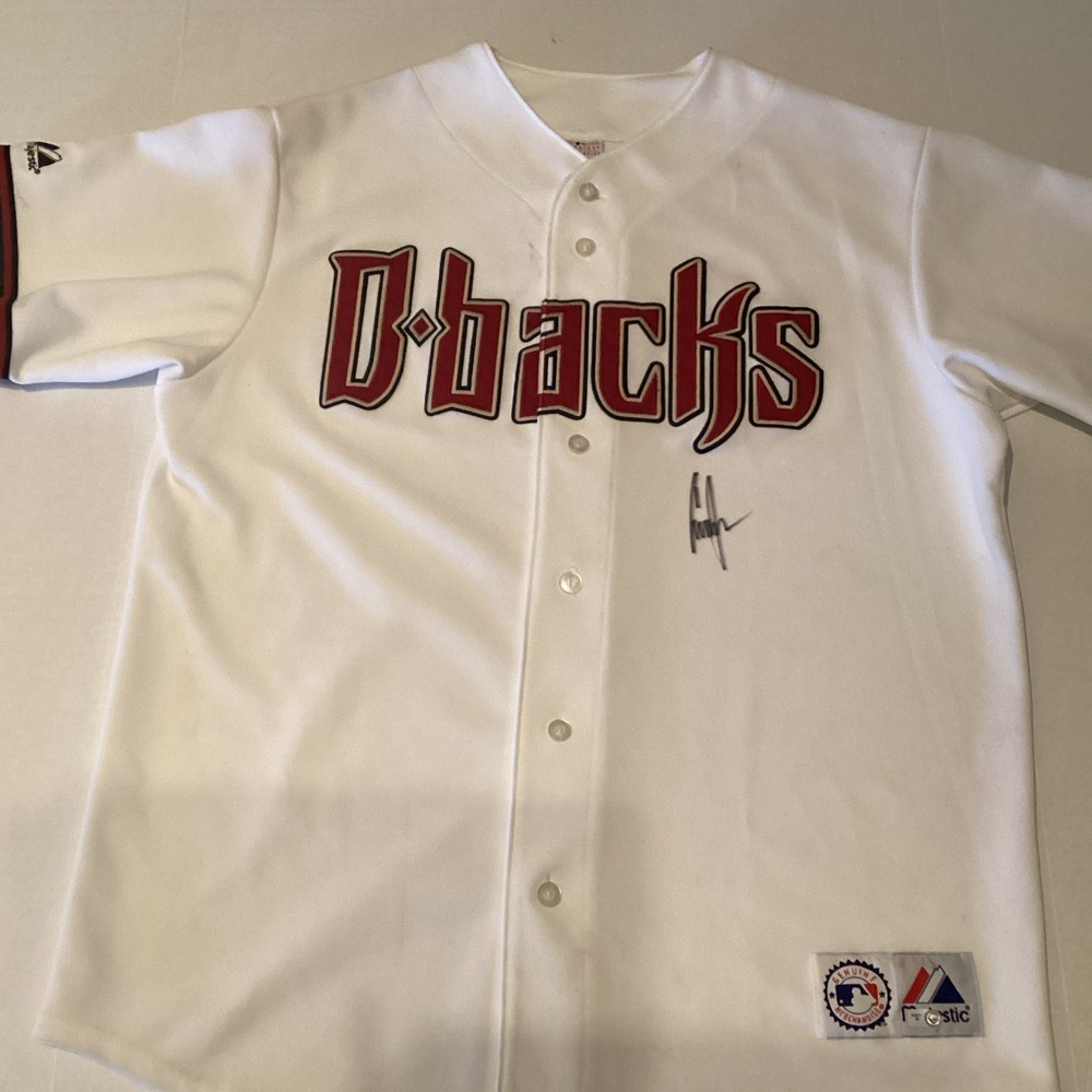 Conor Jackson Signed Jersey Diamondbacks 2008 COA MLB Hologram