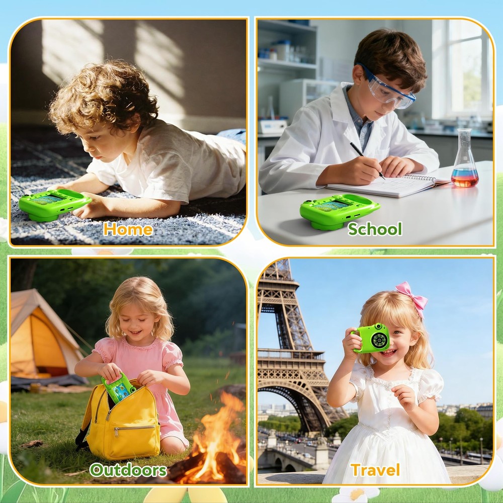 Microscope for , 1000X Handheld Digital Microscope with 2.4" IPS Screen, USB-...