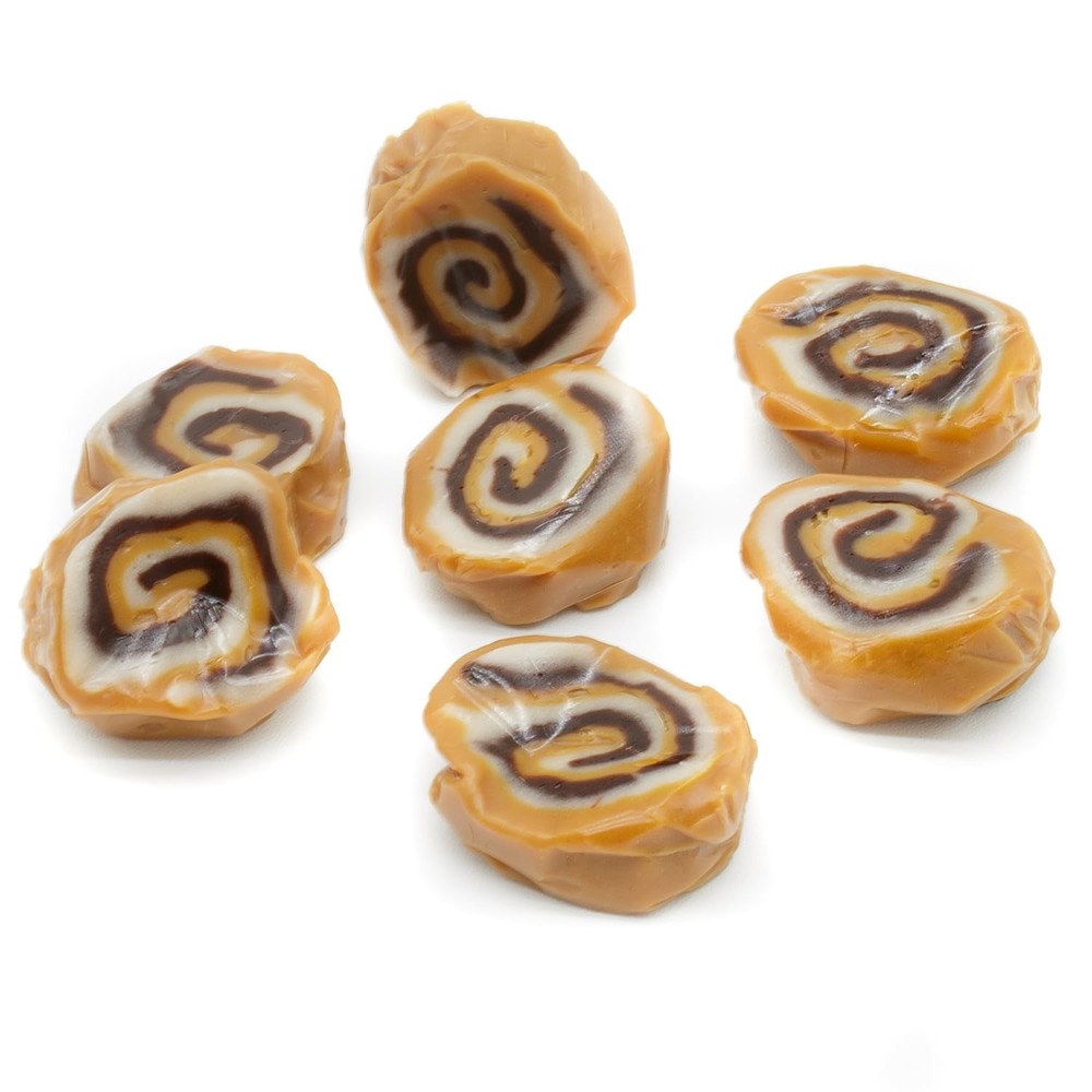 CHOCOLATE ROLLS Caramel Candy 1 lb – Bulk, Soft & Chewy, Individually Wrapped...