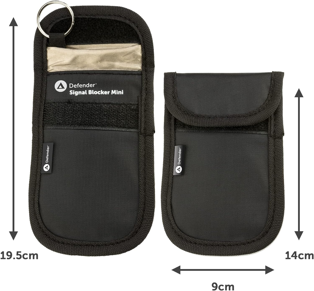 Car Key Signal Blocker Mini Case Faraday Cage Pouch Keyless RFID Blocking Bag