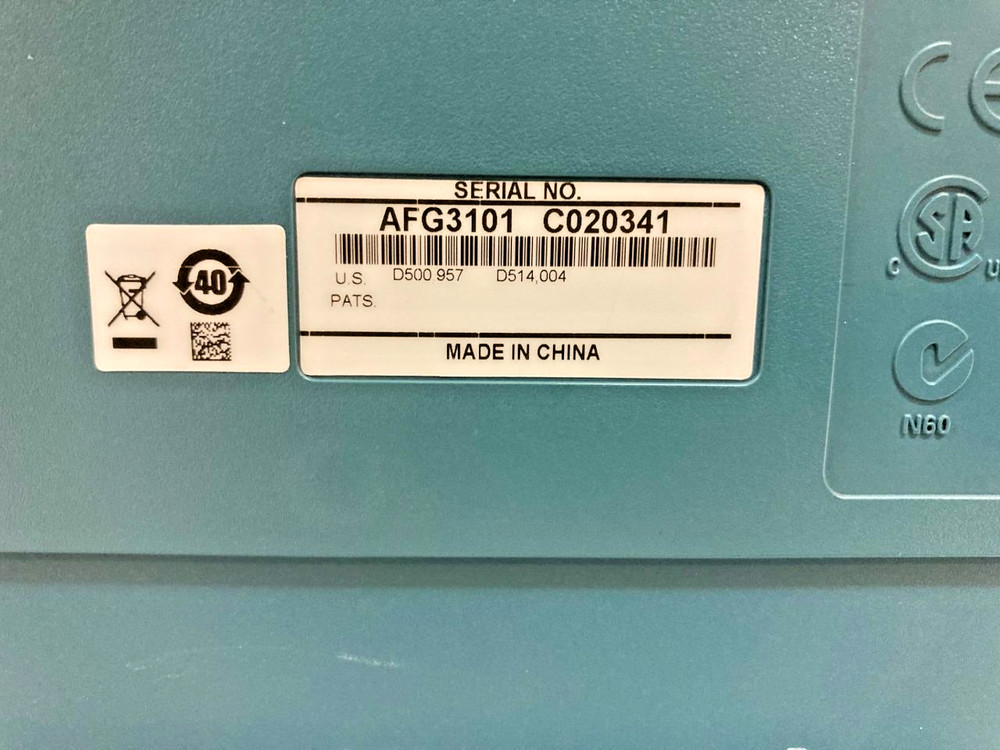 Tektronix AFG3101 Single Channel Arbitrary Function Generator (10424)