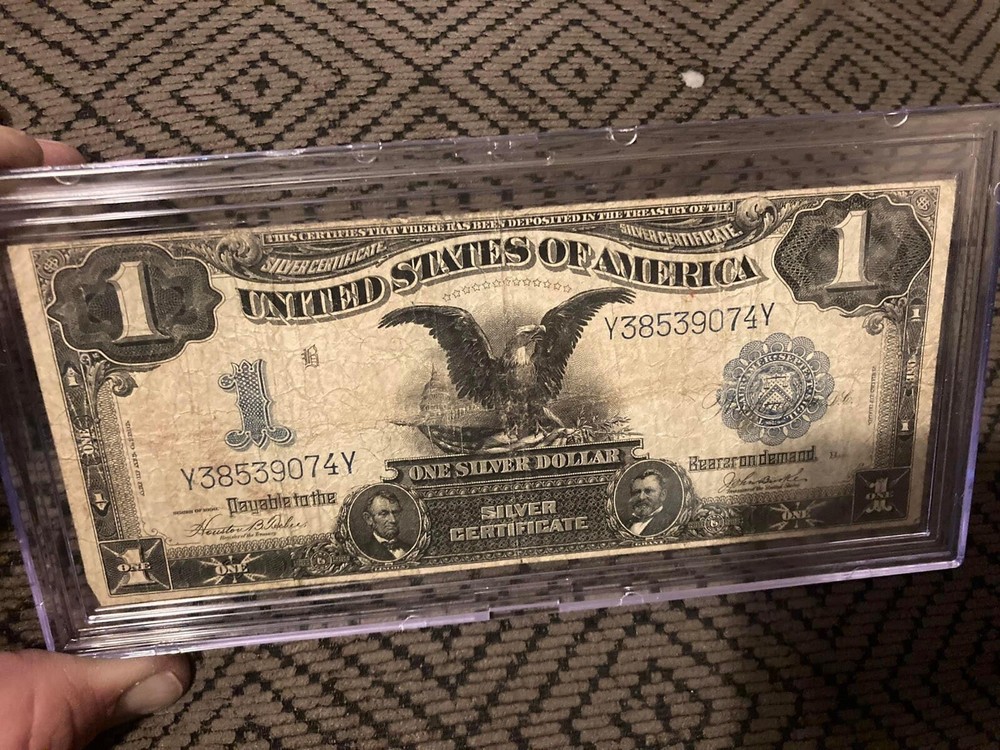 1899 $1 One Dollar Black Eagle Silver Certificate Note