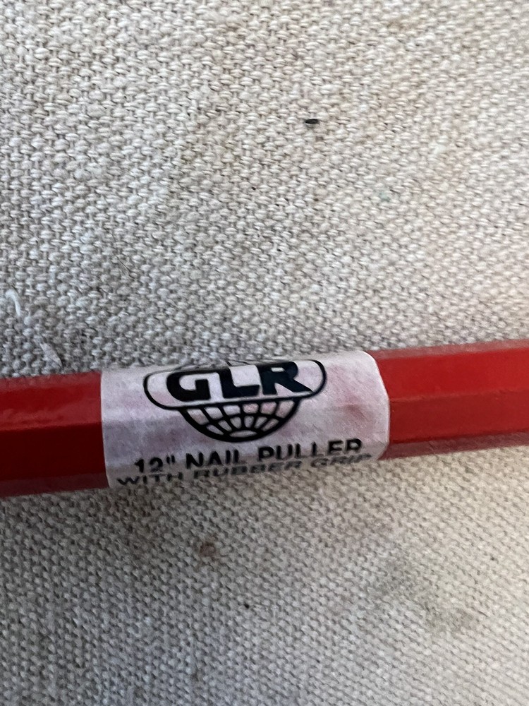 New GLR 12” Nail Puller With Rubber Grip