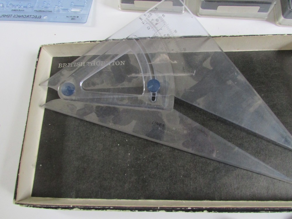 Vintage Technical Drawing Compass + another items