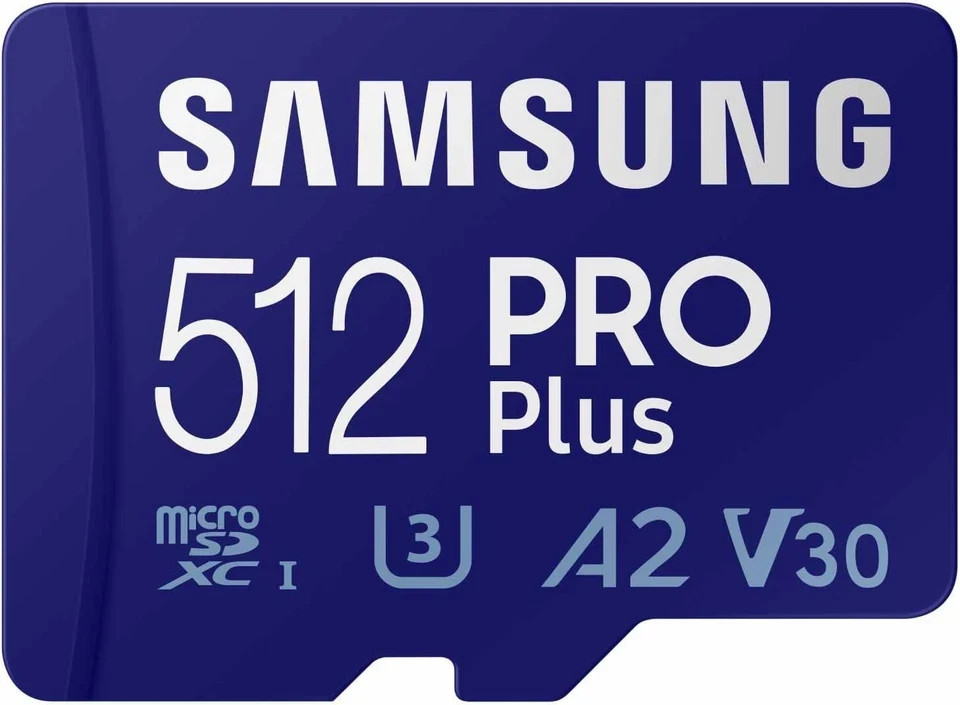 Samsung Pro Plus 512GB Micro SD Card Memory Card  W/ Adaptor