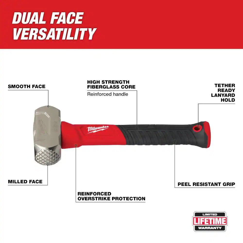 2 Lbs. Fiberglass Drilling Hammer