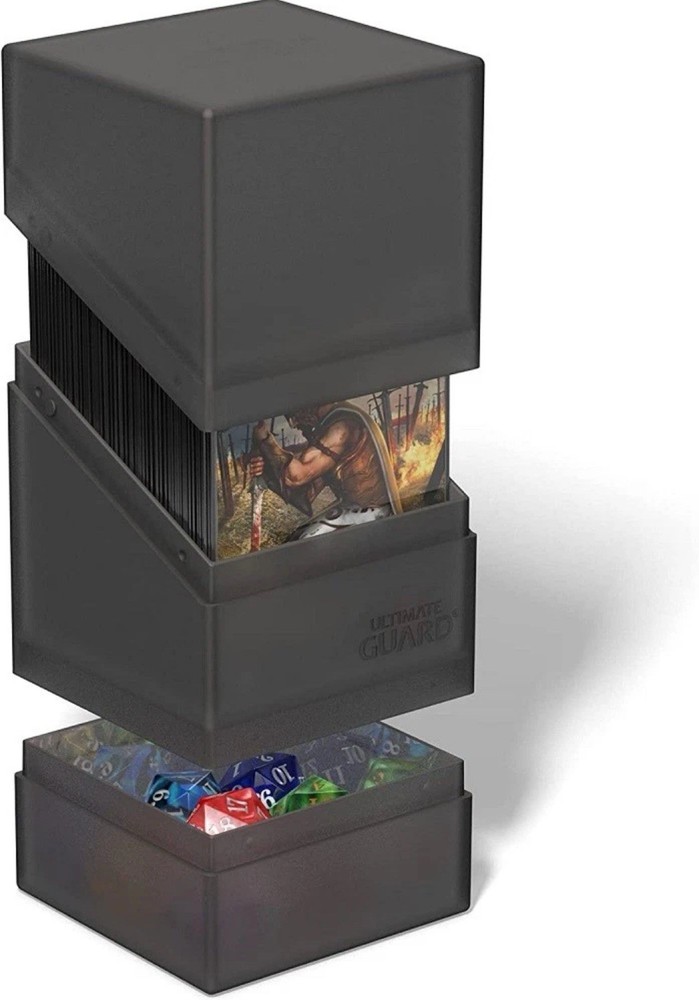 Ultimate Guard Deck Box Boulder'n'Tray 100+ - Onyx New