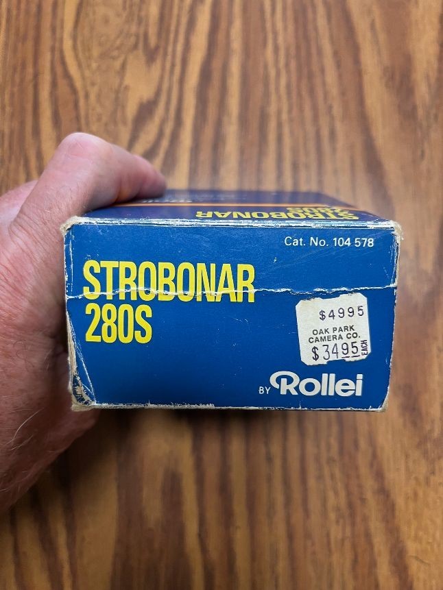 Auto Strobonar 280S By Rollei - Automatic Electronic Flash - With Box - Tested