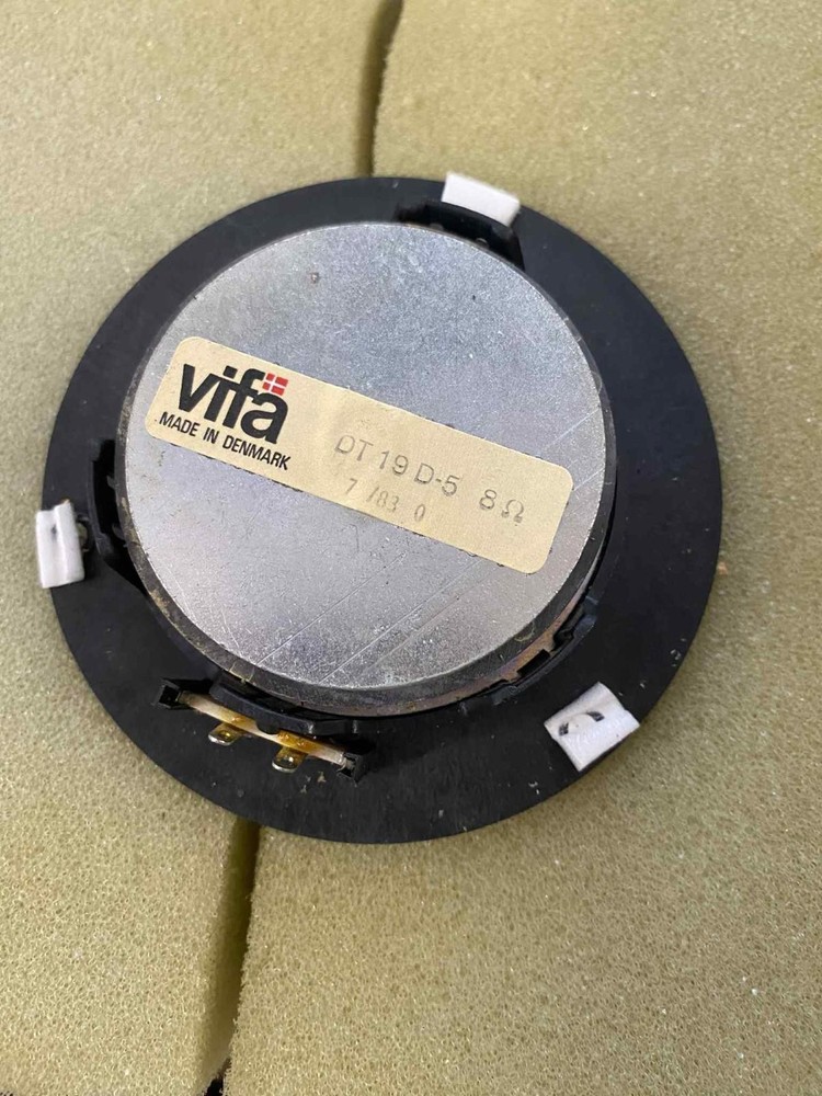 Vifa D19TD-05 tweeter, tested, Made in Denmark