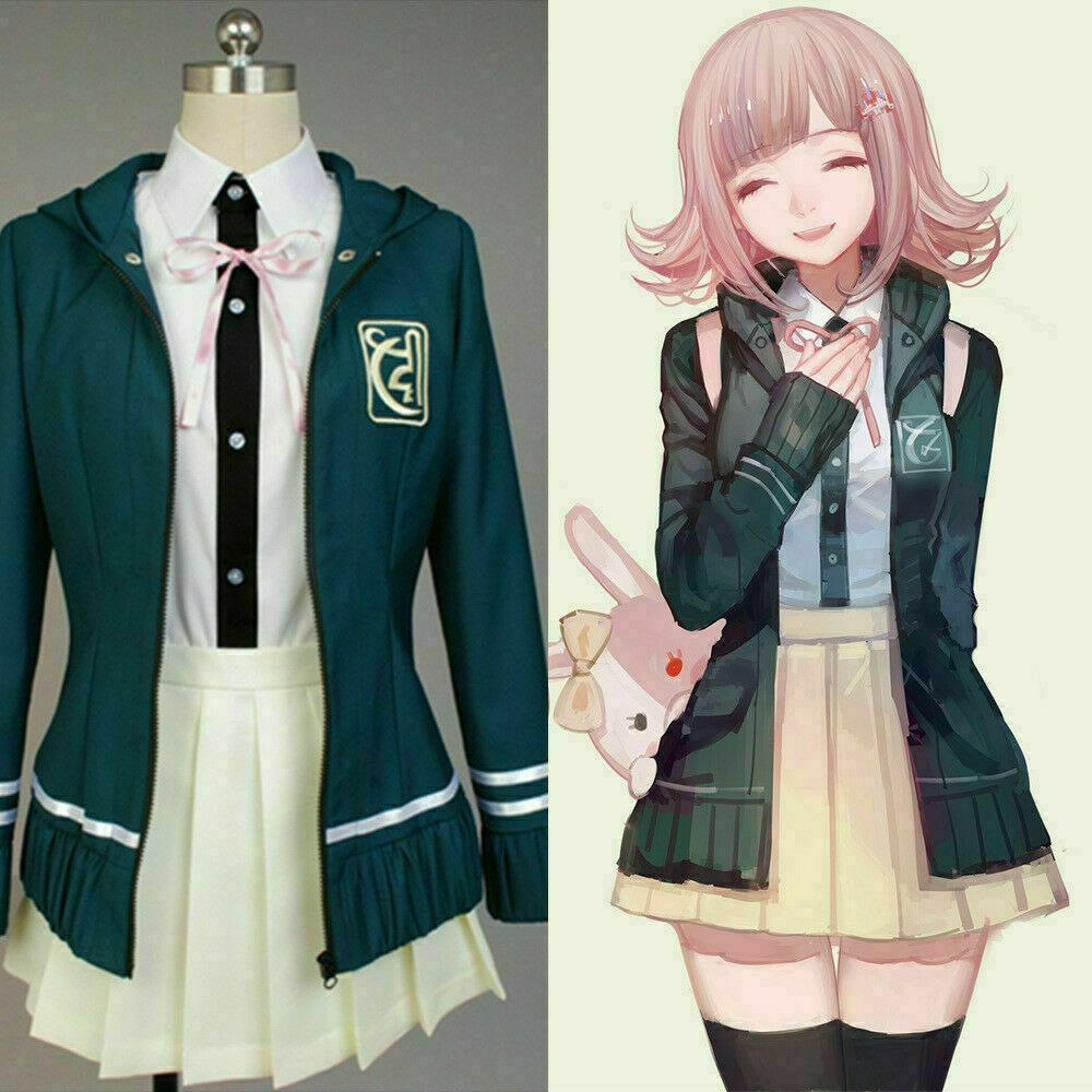 DanganRonpa Chiaki Nanami Halloween Cosplay Costume Uniform Fancy Dress