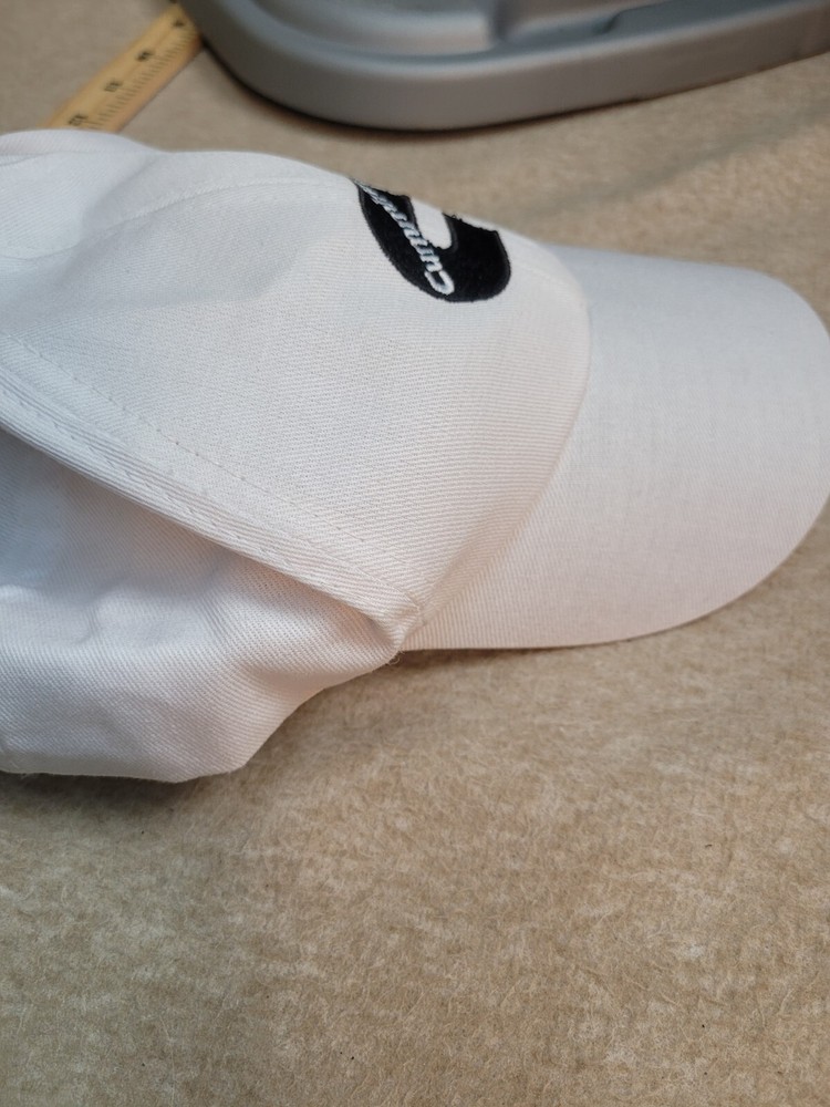Cummins baseball hat cap basic White soft logo hat truck diesel