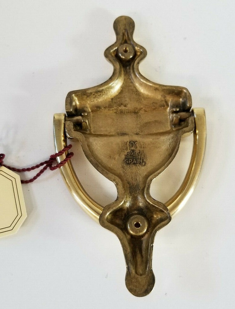 Solid Brass Door Knocker Made in Spain New Open Box