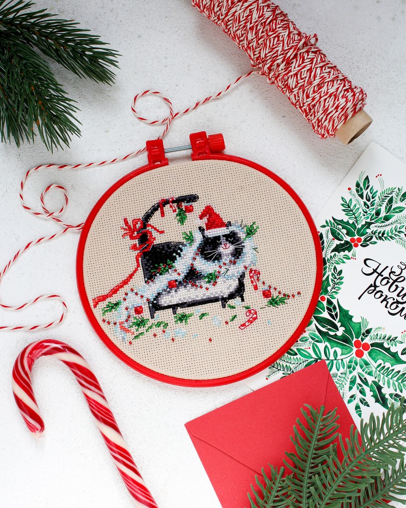 DIY Cross-stitch Embroidery Kit Impudent Muzzle stitching needlepoint