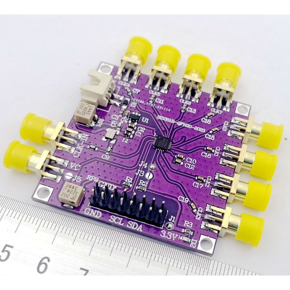 WYDZ-5351B Clock Generator Module Si531B Core Board + STM32 Main Control Board