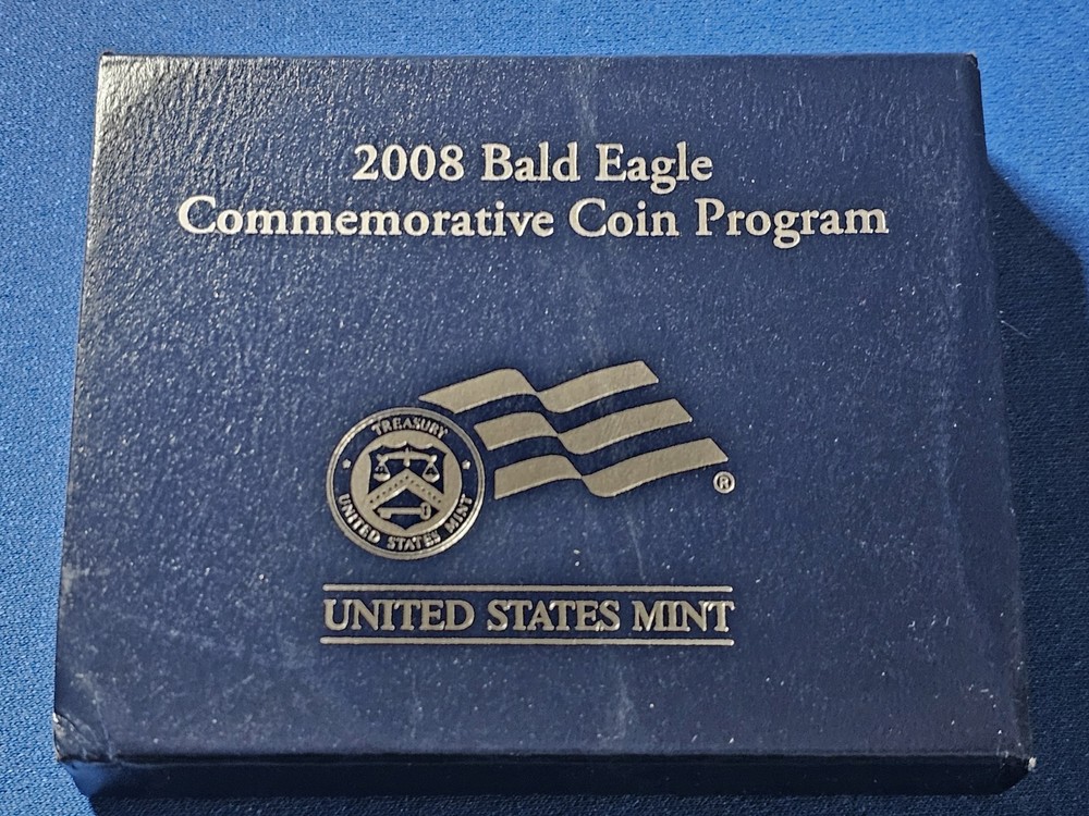 2008 S Unc Bald Eagle Commemorative Half Dollar OGP COA