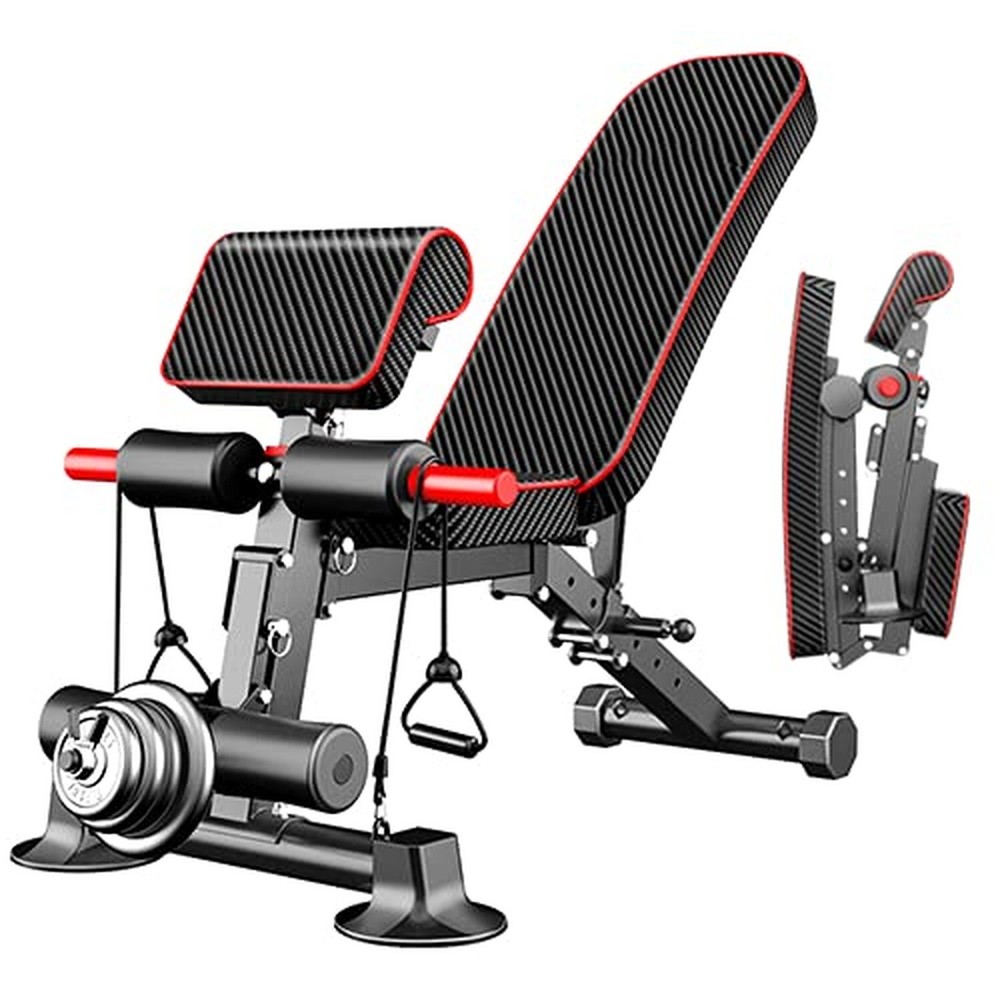 Adjustable Weight Bench,Utility Workout Bench Foldable Incline Decline Benche...