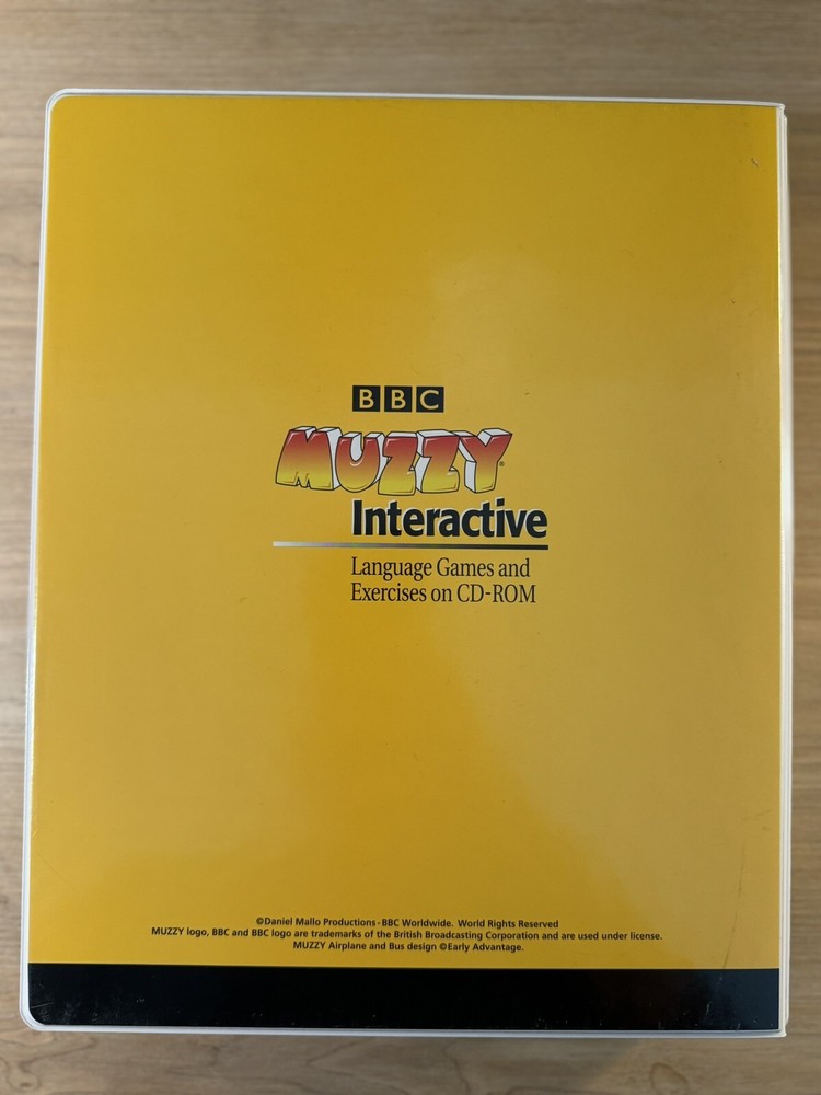SEALED BBC Muzzy Spanish Level 1 Interactive Exercises CD-ROM Set Language Games