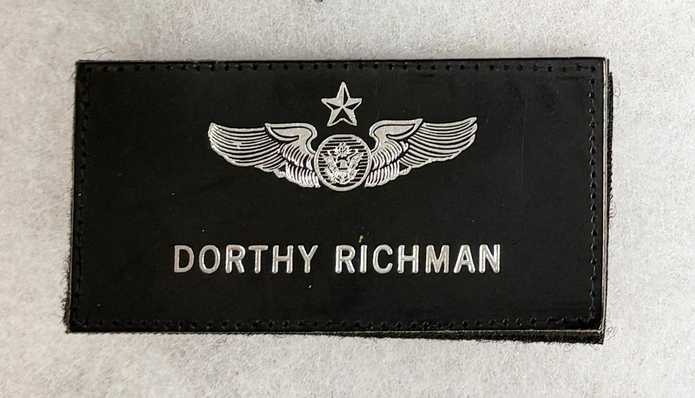 USAF Dorthy Richman Flight Jacket Name Tag