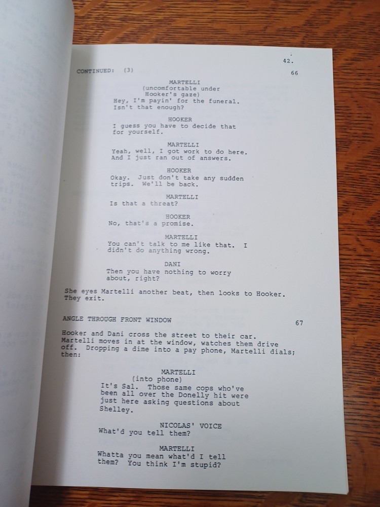 T.J. HOOKER # 181686 1984 Final Draft Script, "Hollywood Starr" JRR7