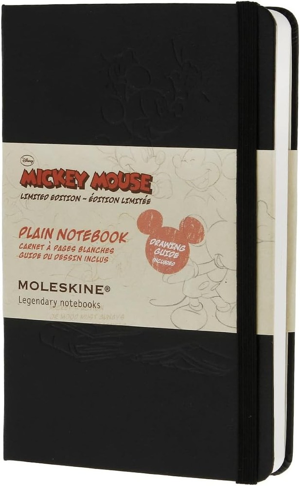 Moleskine Limited Edition Mickey Mouse Notebook (Plain/Blank)