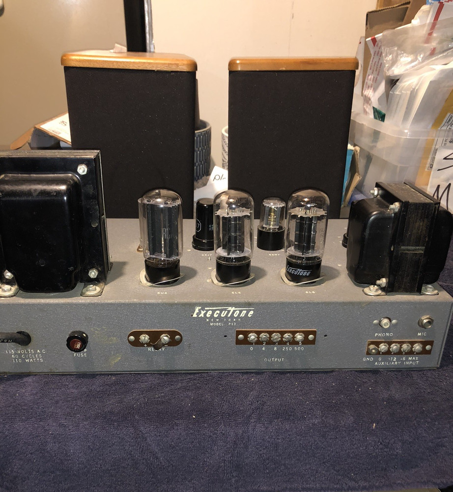 Executone Amplifier Model P13, Great For Fender Guitar Amp￼ Conversion