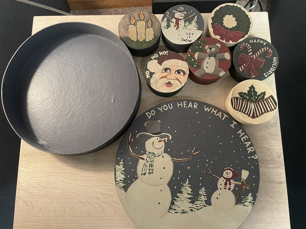 Large Box With 7 Mini Boxes Inside For Christmas