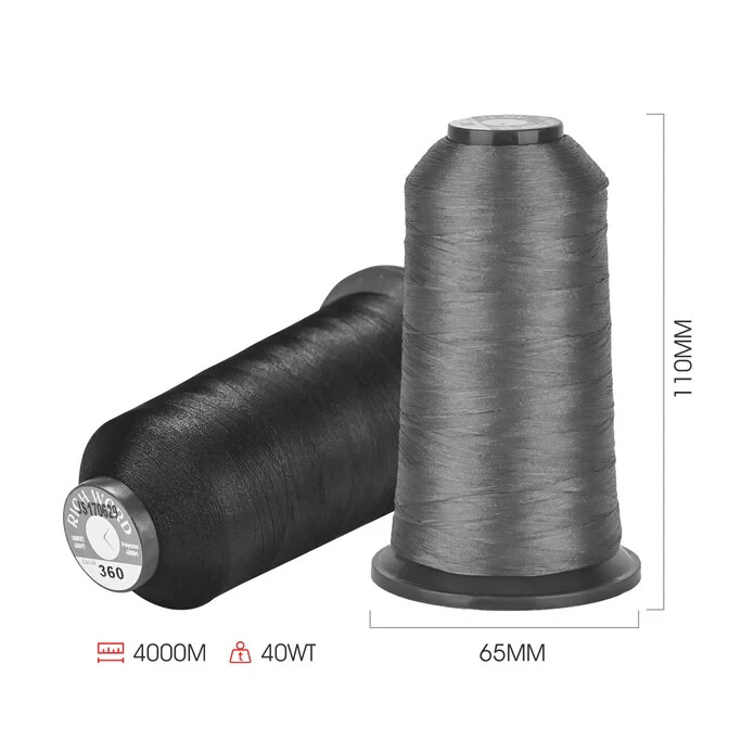 100 Colors Polyester Embroidery Machine Thread Kit 4000M Every Spools