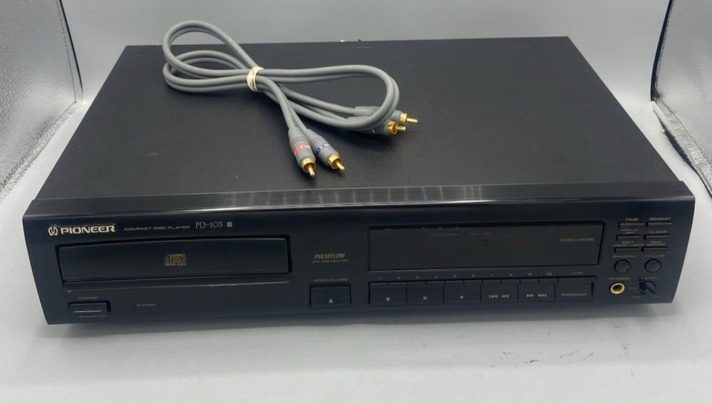 Pioneer PD-101 Compact Disc Player – Pulseflow D/A Converter – Tested & Working