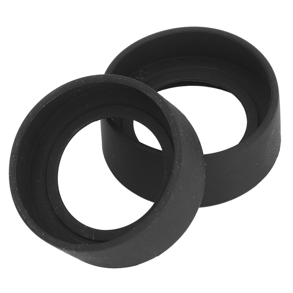 2-2 Pcs Microscope Eyepiece Eye Cup 41mm Diameter Flat Angle Rubber Eyepiece