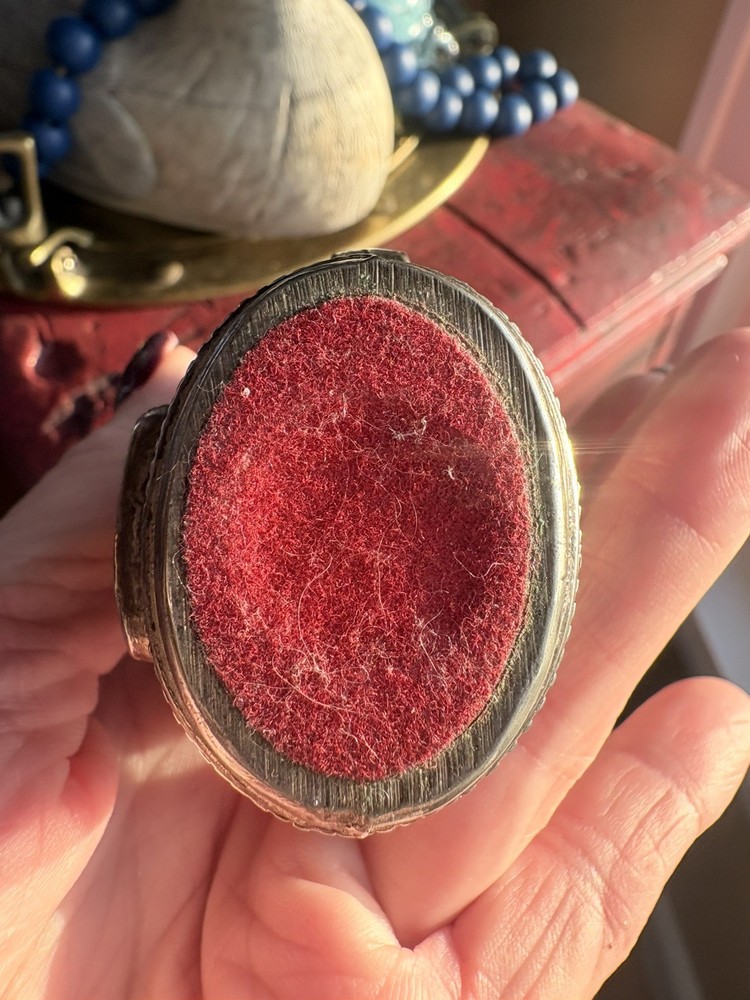 Silver Plated Grenadier England Golf Bag Trinket Holder/ Shot Glass Mid Century