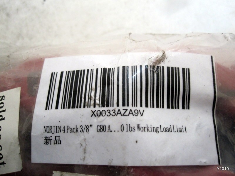 NORJIN 4 Pack 3/8" Clevis Slip Hooks