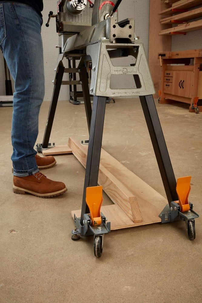 Mobile Base Kit Heavy Duty Adjustable Rolling Set Dolly Roller Frame and Casters