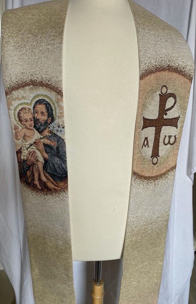 Priest stole, St. Joseph