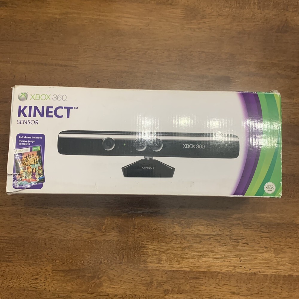 KINECT SENSOR with KINECT ADVENTURES GAME FOR MICROSOFT XBOX 360 Power TESTED