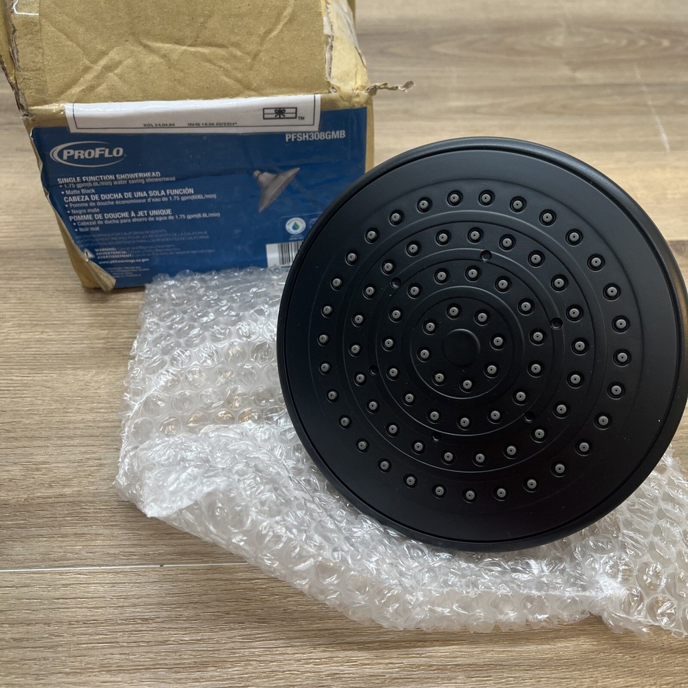 PROFLO PFSH308GMB 1.75 GPM Single Function Shower Head - Black