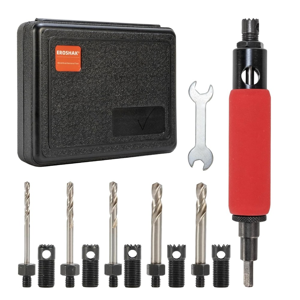 Rivet Removal Tool,POP Drill Remover,Electric Adapter Rivets...