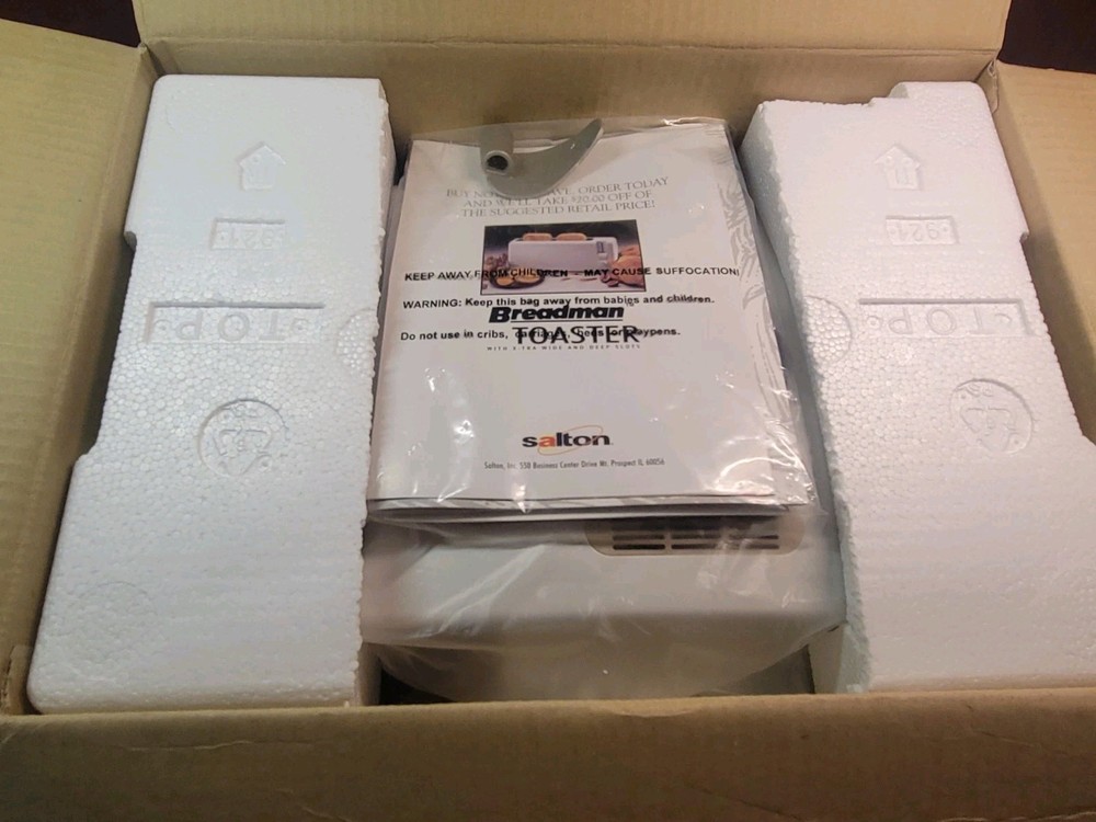 Breadman PLus TR800 Automatic Breadmaker Bread Machine