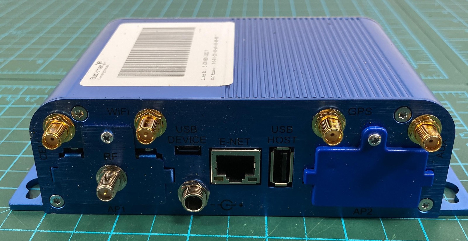 MultiTech MTCDT-L4N1-247A-915-GS-BKM Conduit LTE Gateway Blue GPS WiFi Ethernet