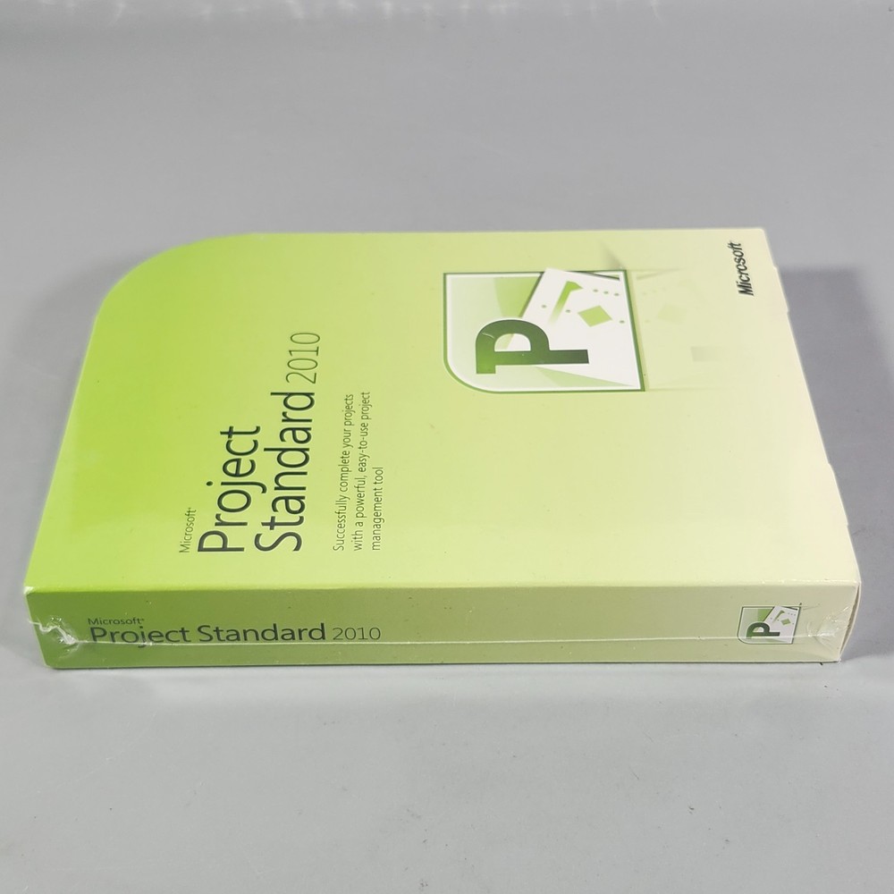 Microsoft Project Standard 2010 DVD Work Management Tool Windows Vista XP Sealed